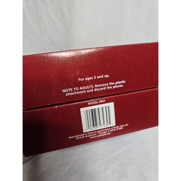 Radio Flyer Little Red Wagon Working Handle Metal Toy Small Mini- Fits Dolls - Picture 3 of 5